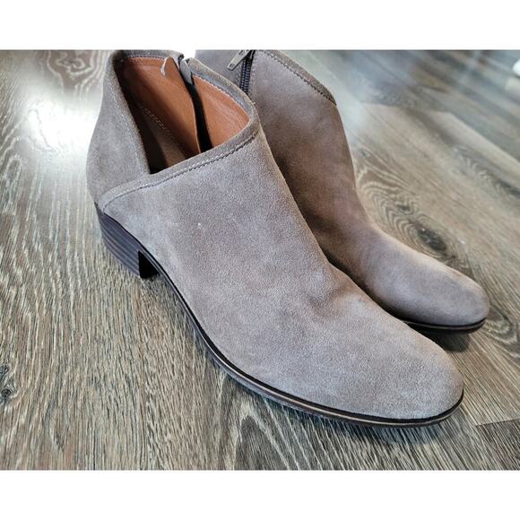 Lucky Brand Suede Women's Brown Booties size 11 #4 - Picture 1 of 7